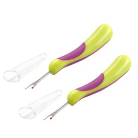 Suiwotin 2pcs Seam Rippers Thread Remover, Large Ergonomic Seam Ripper Tool for Sewing, Stitch Ripper Sewing Seam Ripper Set, Stitch Ripper Tool Thread Unpicker for Crafting