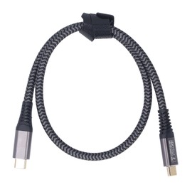 USB C to USB C Power Cord 20Gbps Data Transfer 240W Fast Charging 4K 60Hz Resolution USB 3.2 Gen 2x2 Cable for IOS for Galaxy 0.5m / 1.64ft