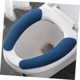 Mipcase 10pairs Skin-Friendly Toilet Mats Comfortable and Cushions for Household Toilets Easy to Clean and Reusable Fits Shapes Random Colors