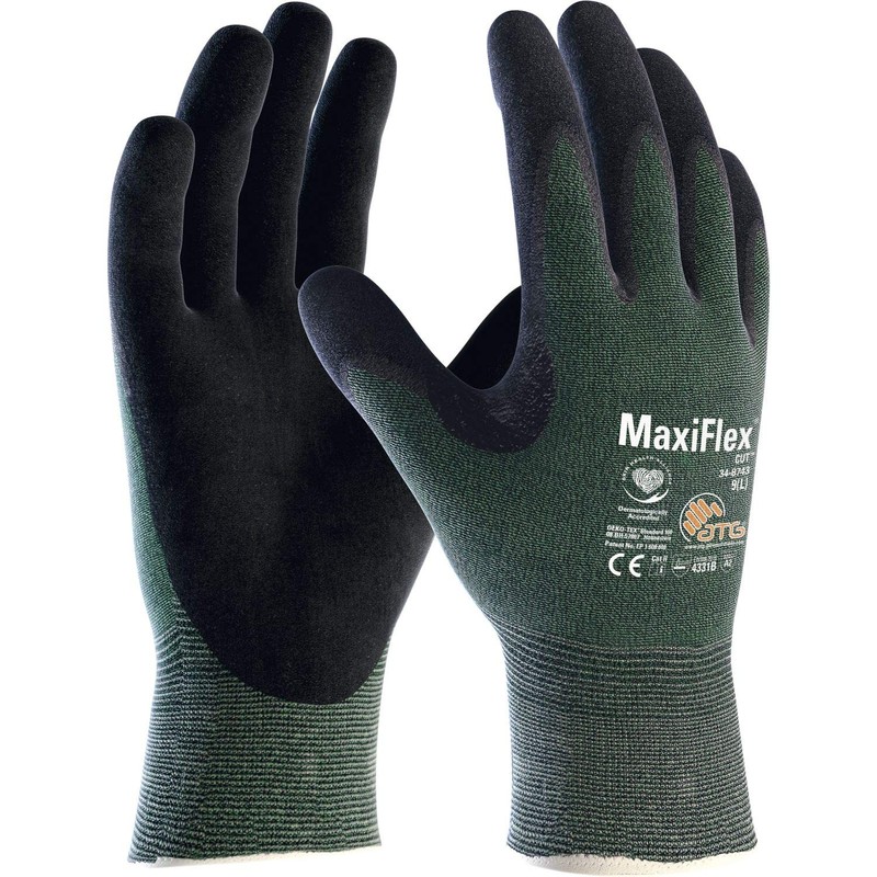 ATG MaxiFlex®Cut Protective Work Gloves Size 10 XL 5 Pairs