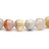 Genuine Botswana Agate Gemstone Bracelet with 6 mm Beads and