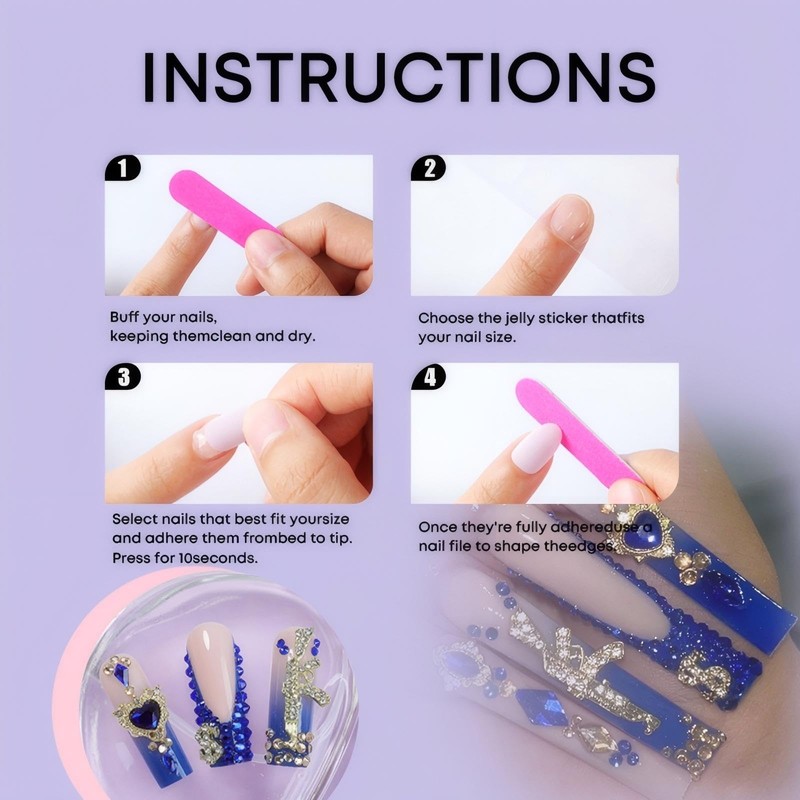 Rchovsam xl Square Press on Nails Long Square Nails Press