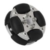 48mm Double Aluminum Alloy Omni Directional Wheel Loading 3kg for
