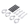 Motorcycle Headlight Mounting Bracket 39 to 41mm Bright Silver Surface