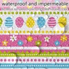 YuZhou 1 PCS Easter Tablecloths, 137x229cm/54x90inch Easter Table Covers Square