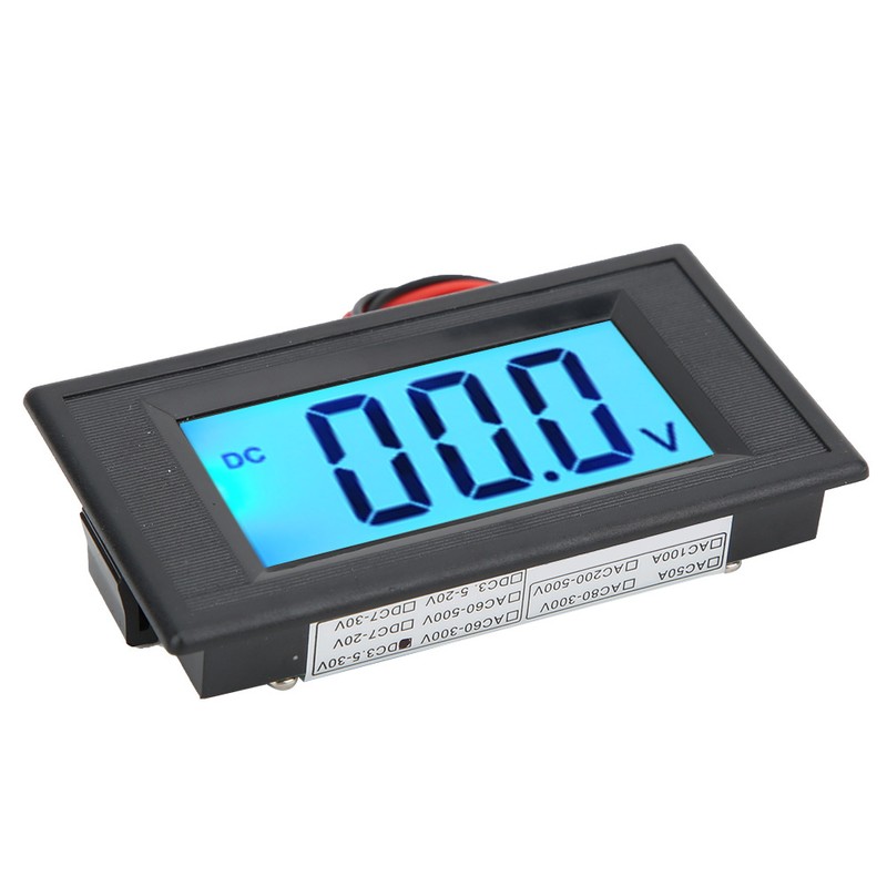 YB5135D LCD Digital Display Two Wire DC Voltage Meter Monitor