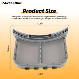 RARELEMON 5304513574 Dryer Lint Filter Replacement - Compatible Dryer Lint Screen, Lint Trap, Lint Catcher for Electrolux Dryer Models EFMC627UIW0, EFMC627UIW1 and more, Dryer Filter Replacement Parts