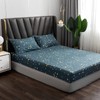 Chickwin Super King Size Fitted Sheets -30cm Deep, Blue Moon