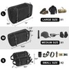CASONMMAX 4 Set Tactical Packing Cubes ，Compressible Mesh Duffle Storage