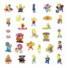 Simpsons 100 Calcomanias Stickers Contra Agua Tv Serie