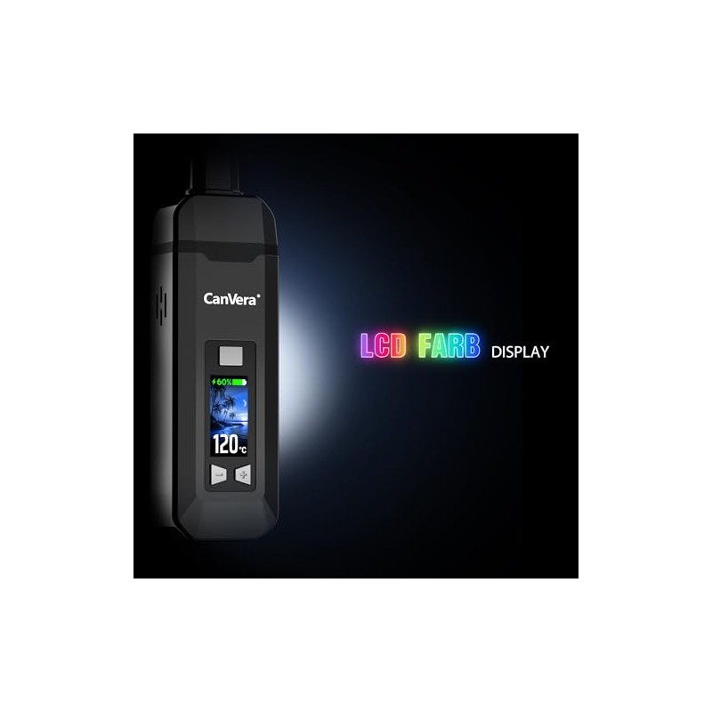 Vaporizer Herbs Dual Heating System Haptic Feedbacks Precise Temperature Setting
