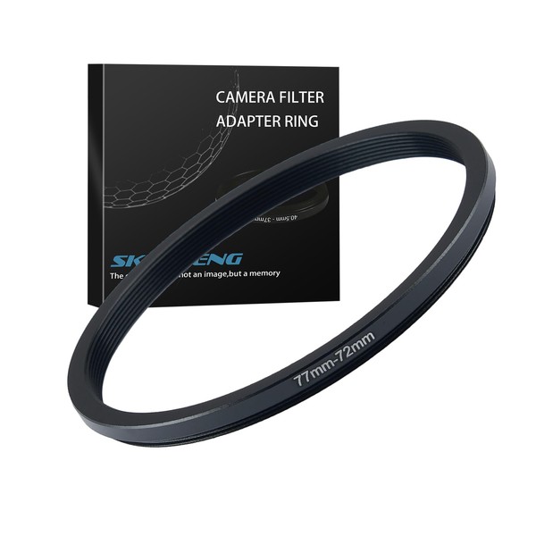 77mm to 72mm Step Down Ring Filter Adapter Metal Ring