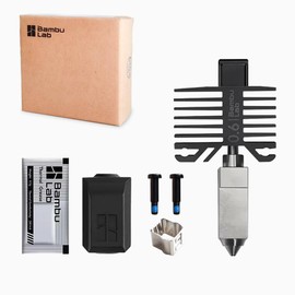 TEWIRROW Bamboo LAB Original Hot End Kit with Hardened Steel Nozzle for Bambu Lab P1 X1 Series P1S,P1P,X1C,X1 3D Printer Nozzle Kit (0.6MM)