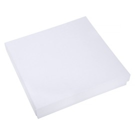 Large blank white linen slip-in photo album (Gift Boxed) Holds 100 6x4 inch photos.