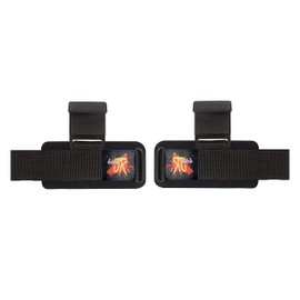 Weight Lifting Hook Handle (Pair) with Lifting Wrist Straps for Pull Ups 8mm Thick Padded Neoprene Powerlifting Handles (Padded), Deadlifts, Workout Straps for Weight Lifting