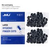 JMU Latex Finger Cots Medium, Disposable Finger Protectors, Anti-Static Fingertips