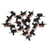 20pcs Slide Switch 2.5mm 0.3A 5V Black DIY