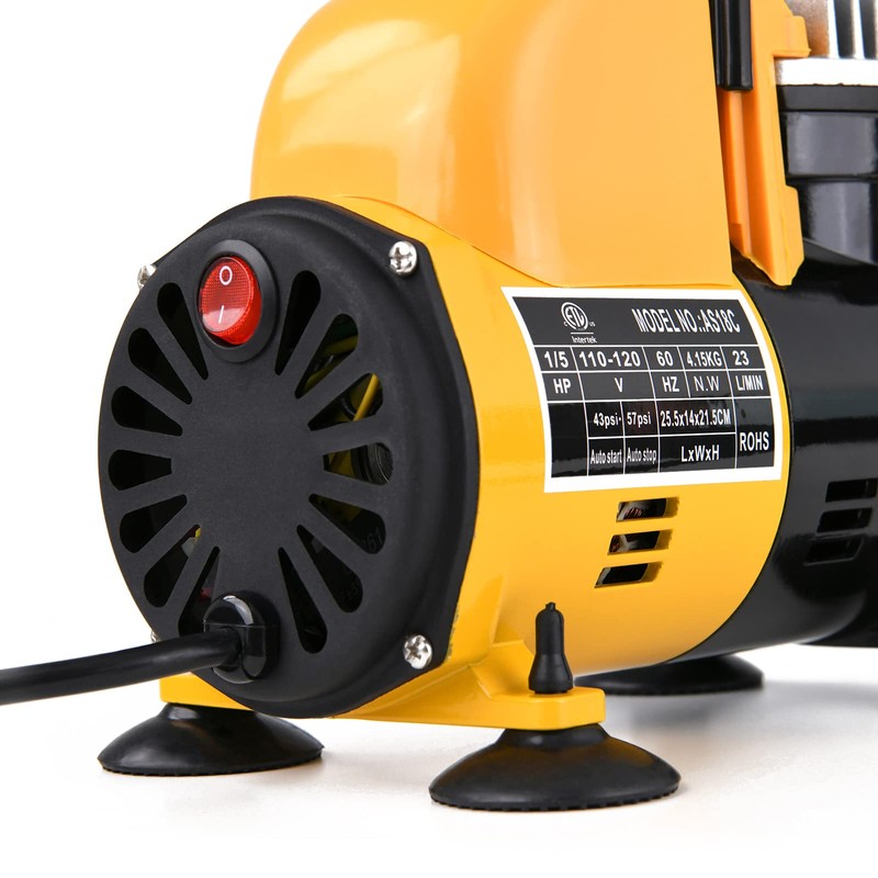 MEEDEN Airbrush Compressor Kit - 1/5 HP Quite Air Compressor