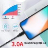 Unbranded 3 Pack Fast Charging Cable USB Type C Cable