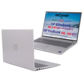 mCover Case Only Compatible for 2022～2025 16" HP ProBook 460 | 465 G11 & EliteBook 860 | 865 G9 G10 G11 Series Windows Notebook PC (Not for Other HP Models)- Clear