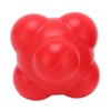 2pcs Rubber Reaction Bounce Balls Irregular Shape Reaction Balls for