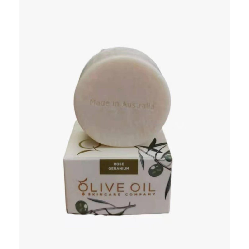 Olive Oil Skin Care Company Rose Geranium Pure Soap 100