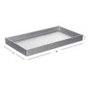 Home Basics Plastic Vanity Tray for Jewelry, Make up, Perfume,