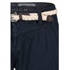 Eight2Nine Women's Chino Shorts with Braided Belt, dark blue