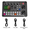 Live Sound Card, Mini Sound Mixer Board with 16 Effects