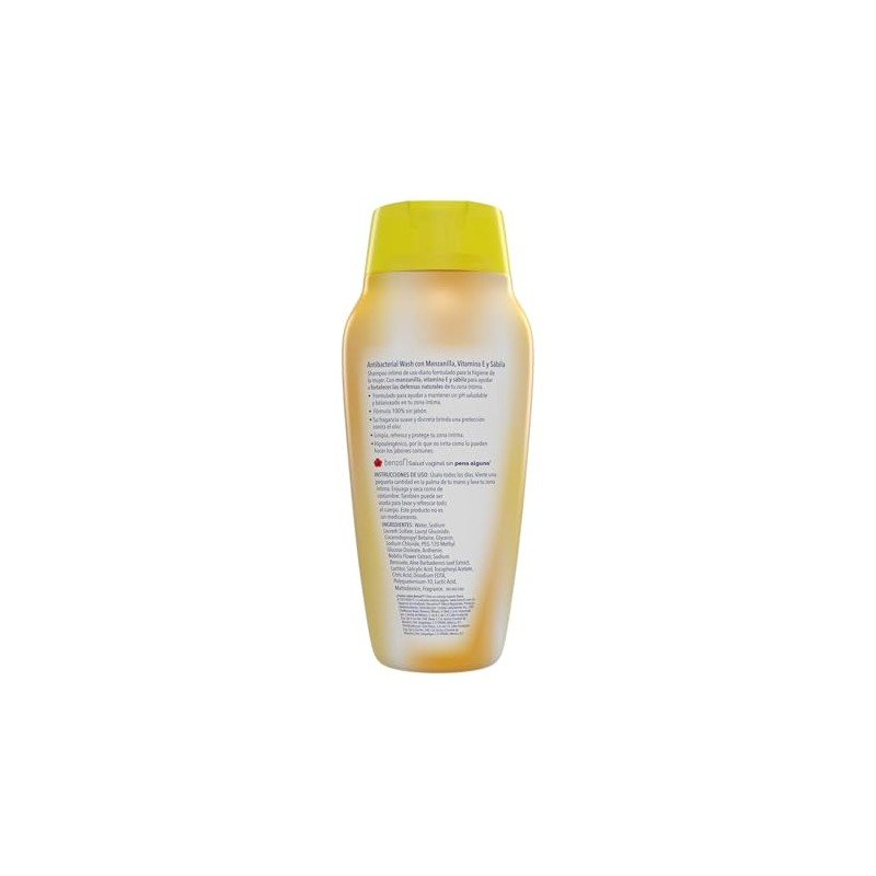 Benzal Wash Manzanilla, Jabon Intimo Femenino, Paquete de 3, 355ml