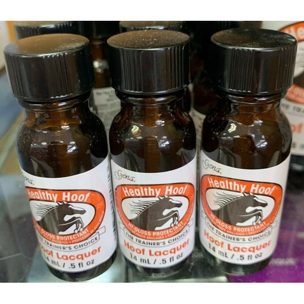 Gena Healthy Hoof Lacquer Nail Top Coat Dry Fast 0.5oz/