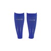 Torch Series Reflective Calf Compression Sleeves (Large, Blue)