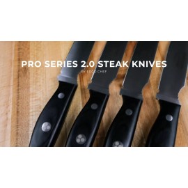 Ergo Chef 2.0 Pro Series 4pc. Ultimate Steak Knife Set