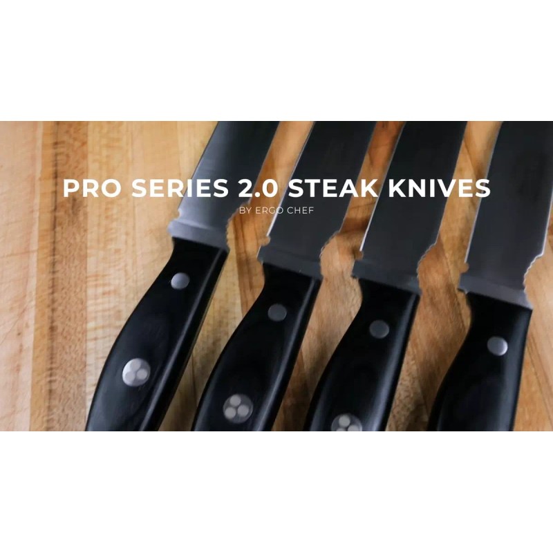 Ergo Chef 2.0 Pro Series 4pc. Ultimate Steak Knife Set