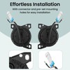 SEPEY Full LED Fog Lights for Kenworth T660, Fog Lamps