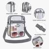 USPECLARE Clear Purse Stadium Approved CrossBody Bag for Men and