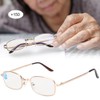 Folding Presbyopic Glasses Blue Light Blocking Anti Fatigue Reading Glasses