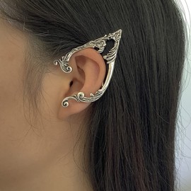 Missgrace Simple Vintage Boho Punk Ear Cuff Wrap Crawler Earrings No Piercing Earrings Sexy Ear Clip Earrings Jewelry for Bridal Wedding