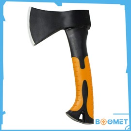 BOOMET Hatchet 500 g, Various Axes and Sets to Choose From, Splitting Axe, Efficient Wood Splitting with Fibreglass Handle for Firewood, Garden and Outdoor Use