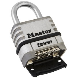 Master Lock Padlock, ProSeries® Stainless Steel Padlock, High Security Lock, Resettable Combination Lock, Best Used for Construction Sites, Industrial Sites, Manufacturing Enviorments and More