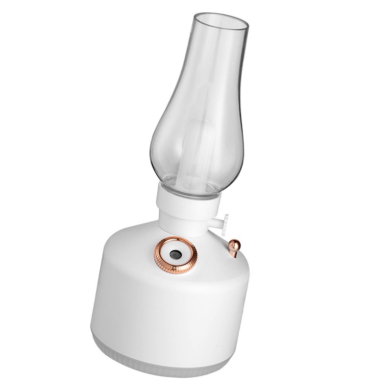 Lantern Humidifier Unique Retro Lamp USB Rechargeable Quiet Multifunctional Desktop