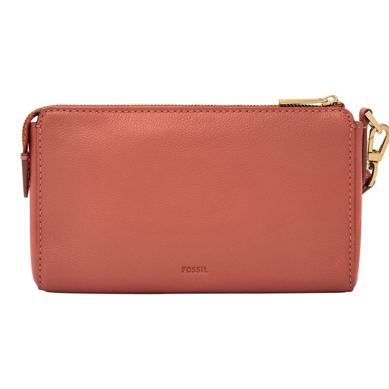 Fossil Ladies Wristlet Travel Accessories Travel Wallet Red, red