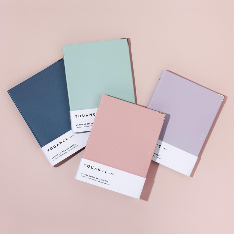 Maruman F416-30 Binder Yuance A5 20 Hole Light Purple