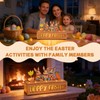 Happy Easter Decorations with LED Lights, Wooden Easter Decor Gifts