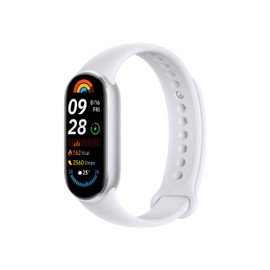 Xiaomi Smart Band 9 Global Version (2024) 1.62" Amoled Display | 233 mAh Battery | up to 21 Days of Battery Life | Over 150 Workout Modes | BT 5.4 | 50M Water Resistant - Glacier Silver