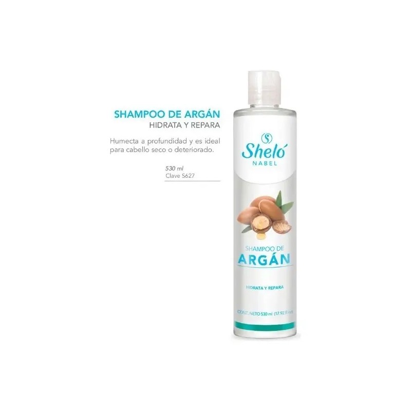 Shampoo Argán Cabello Seco Dañado
