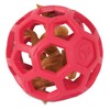 JW Hol-ee Holiday For Dogs, Treat Ball Dog Toy Throw