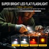 ULTRAFIRE Flat EDC Flashlight,300 Lumens Rechargeable Mini Magnetic Pocket Light,4