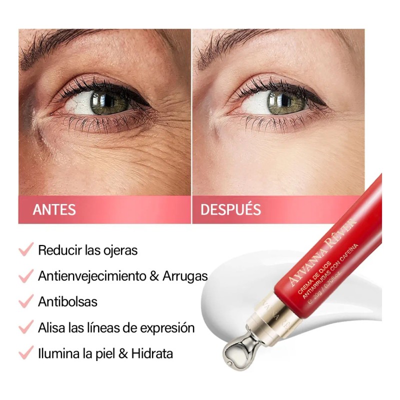 Crema Gel Antiarrugas Ojos Ayvanna Rêver 20g