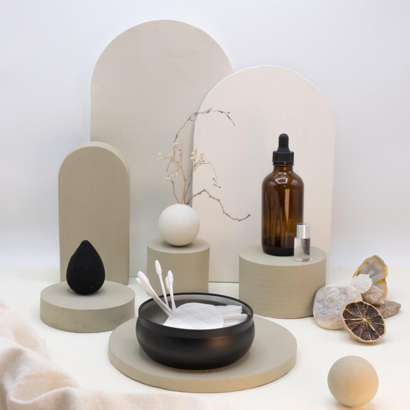 Dosenritter 3 x round jewellery boxes / cosmetic storage made